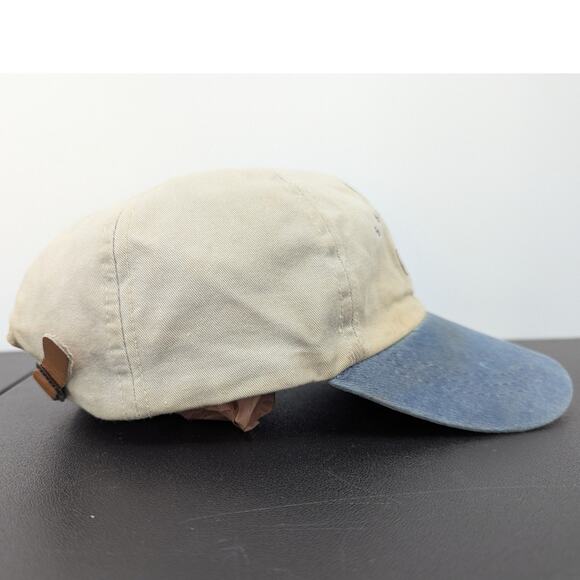 Vintage San Diego SD Dad Hat 100% Cotton Blue Brim Adjustable Leather Strap - Picture 5 of 8